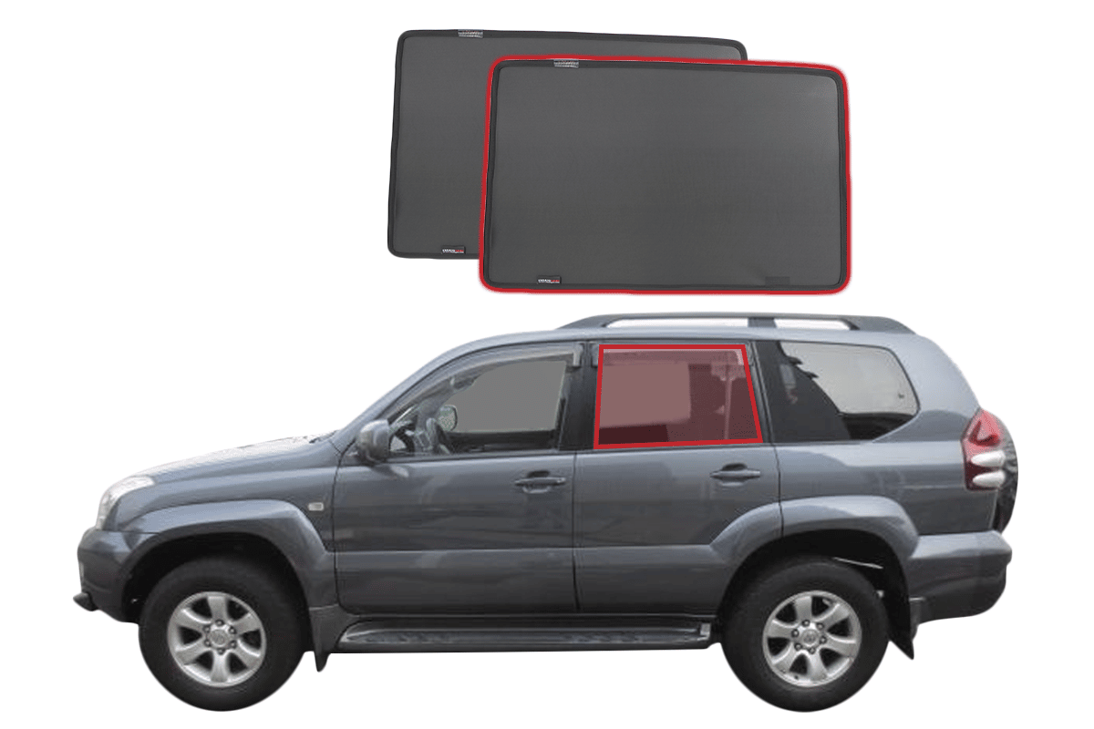 Toyota LandCruiser Prado 120 Series Lexus GX 470 Car Window Shades J120 2003 2009